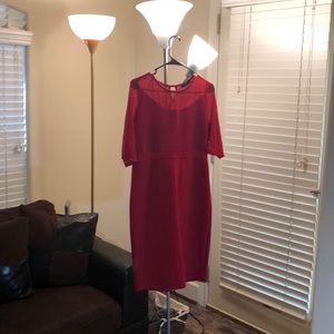 Red dress